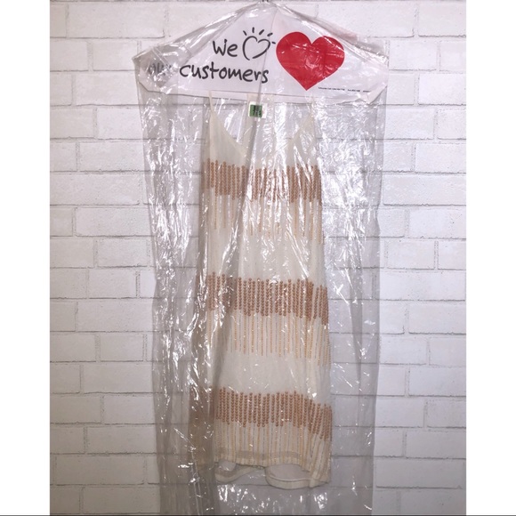 Parker White Beaded Embellished Cami dress - Picture 4 of 11